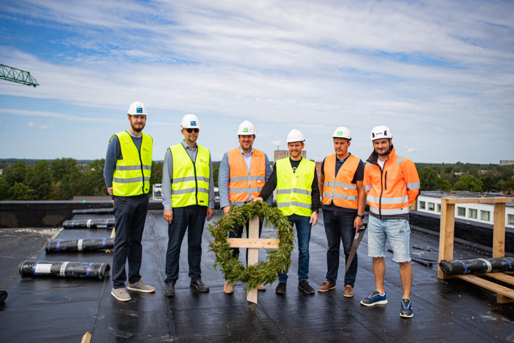 Viljandi logistikakeskuse maksimaalse kõrguse saavutamise tähistamine